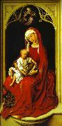 Rogier van der Weyden Madonna in Red  e5 oil on canvas